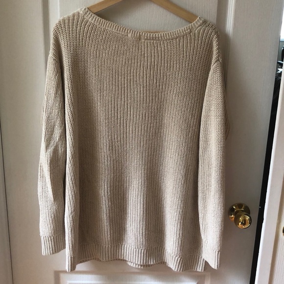 Garage wide neck knit sweater - Picture 2 of 2